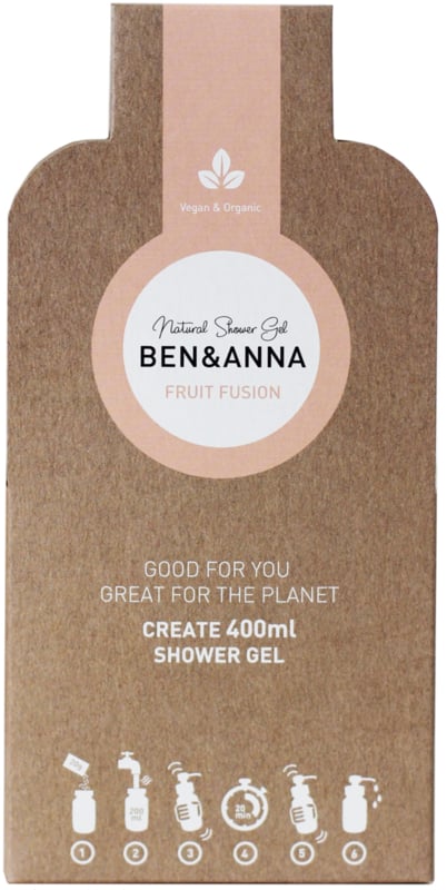 Flocons de gel douche, 4 parfums | Ben&Anna, 40 g