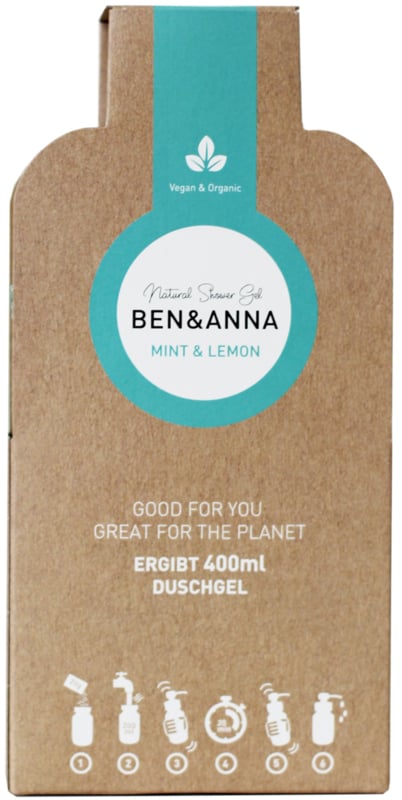 Flocons de gel douche, 4 parfums | Ben&Anna, 40 g