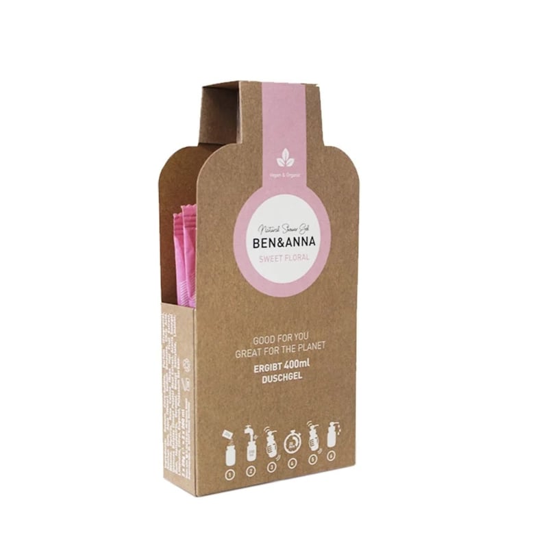 Flocons de gel douche, 4 parfums | Ben&Anna, 40 g