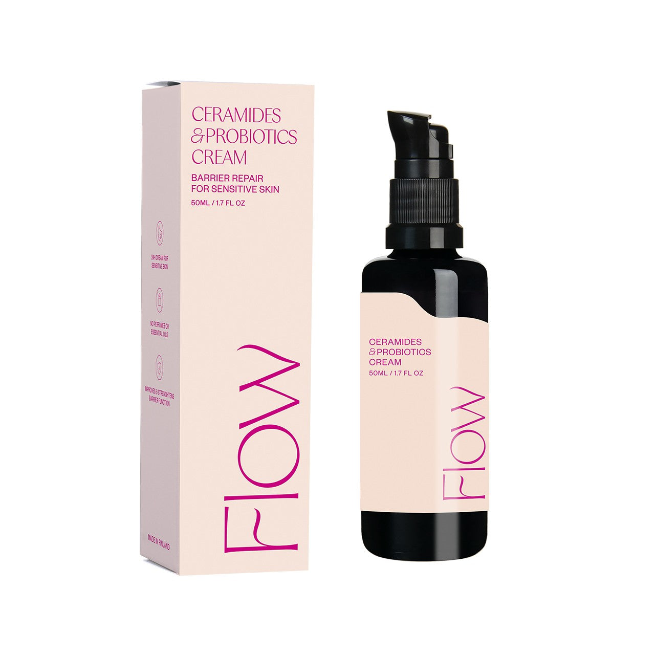 Crème aux Céramides et Probiotiques - Flow Cosmetics - 50 ml