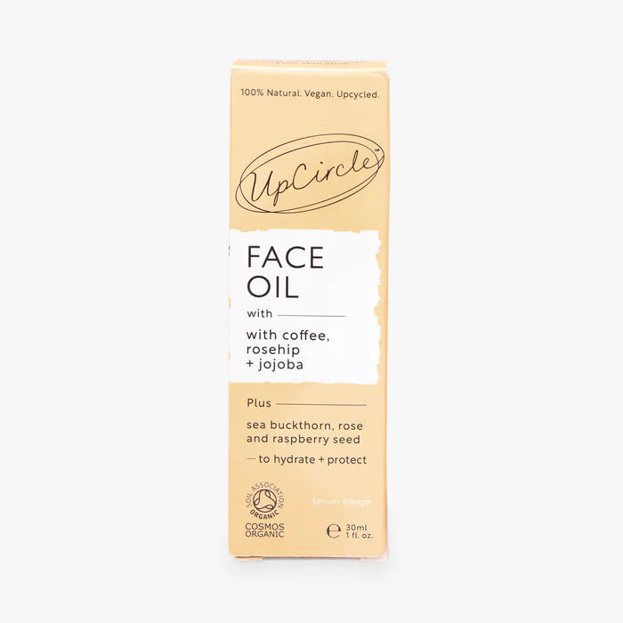 Organic Face Oil met koffie en rozenbottel - Upcircle Beauty