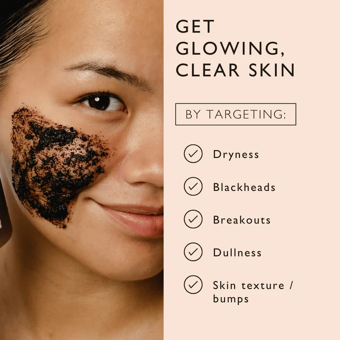 Gommage visage au café pour peaux sensibles - Mélange floral - Upcircle Beauty