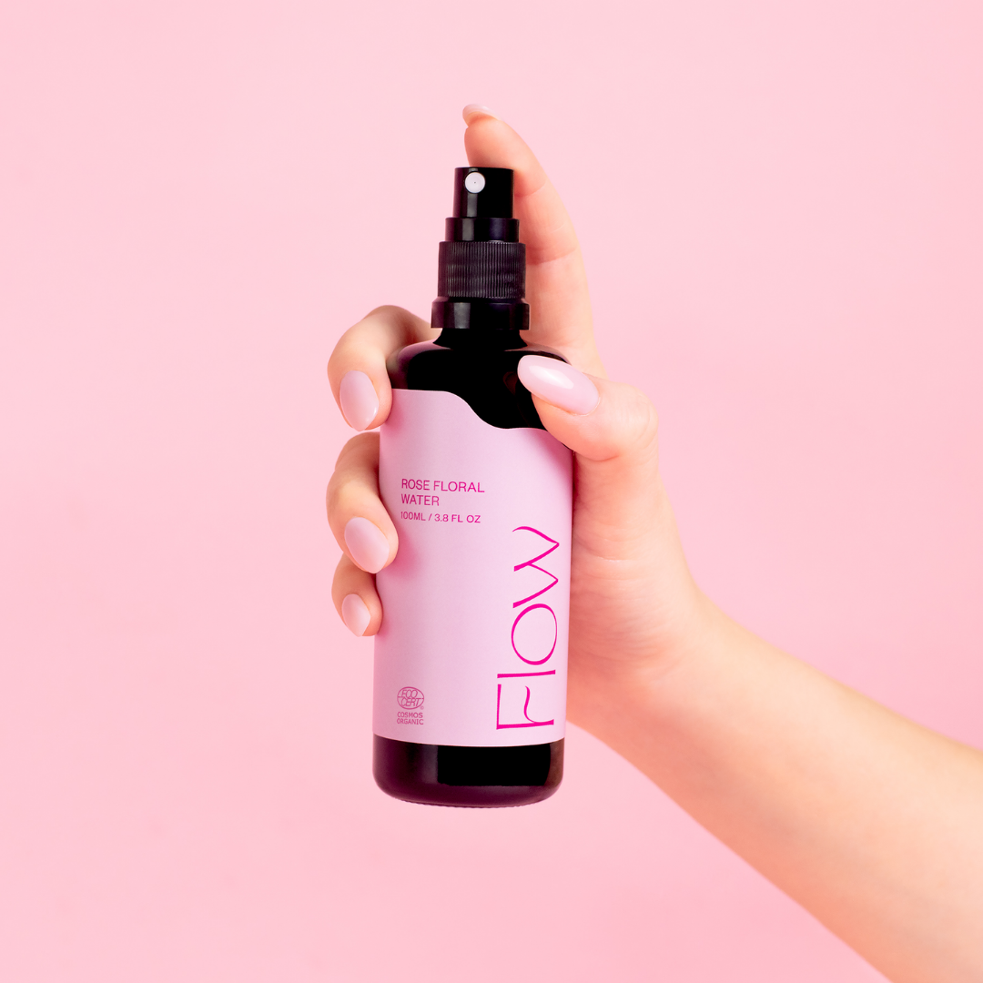 Brume visage à l'eau florale de rose - Flow Cosmetics - 100 ml