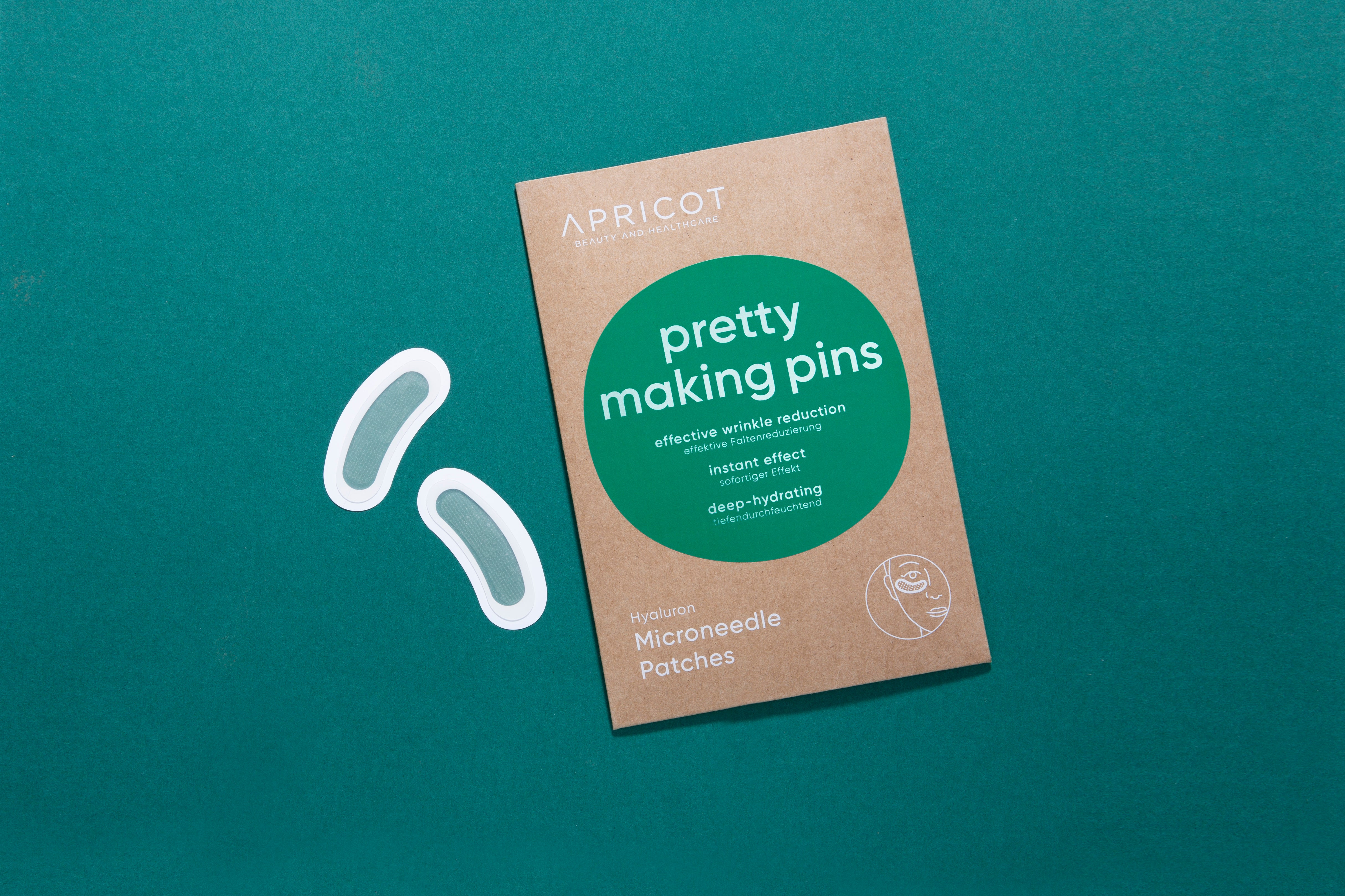 Microneedle patches met hyaluronzuur - Apricot Beauty