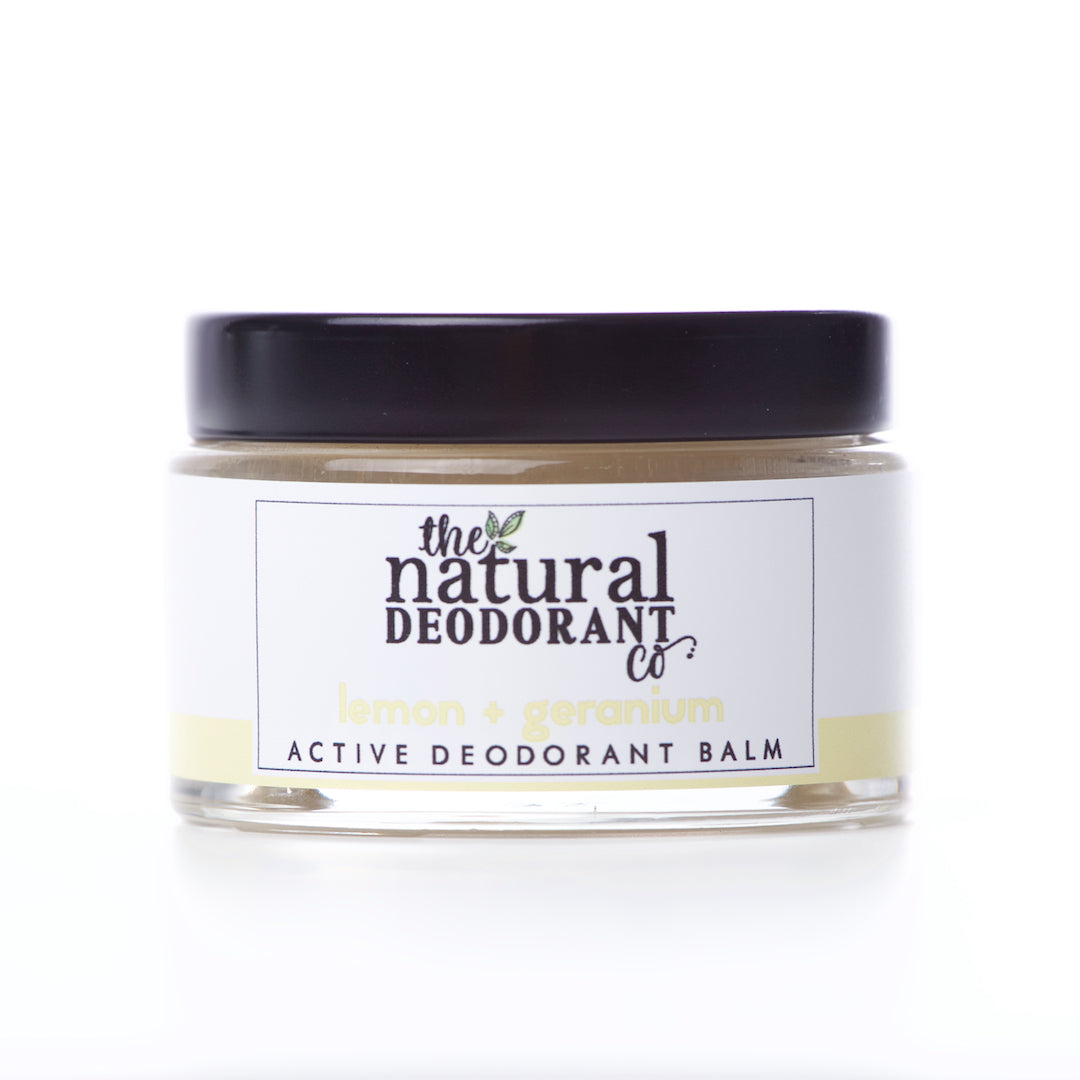 Actieve Deodorant Balsem Citroen - Geranium 55gr - The Natural Deo Co