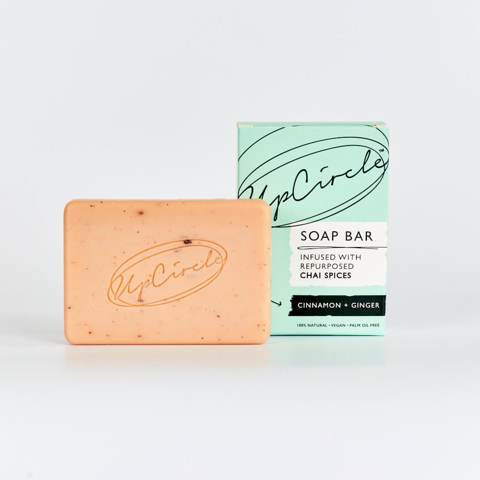 Barre de savon Chai à la cannelle et au gingembre - Upcircle Beauty