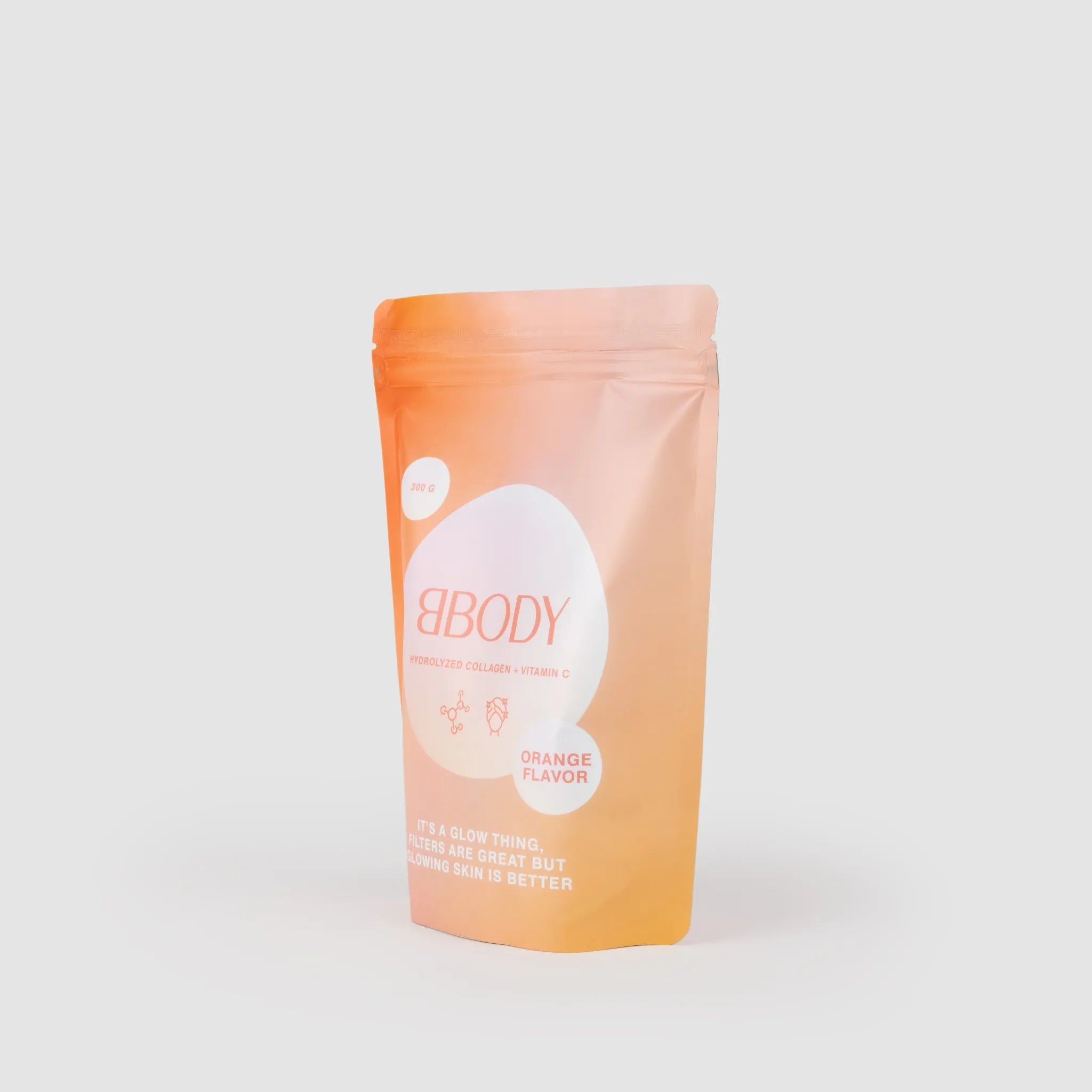 BBody – Collagène de poisson tripeptide 96 % + vitamine C – 300 g de poudre