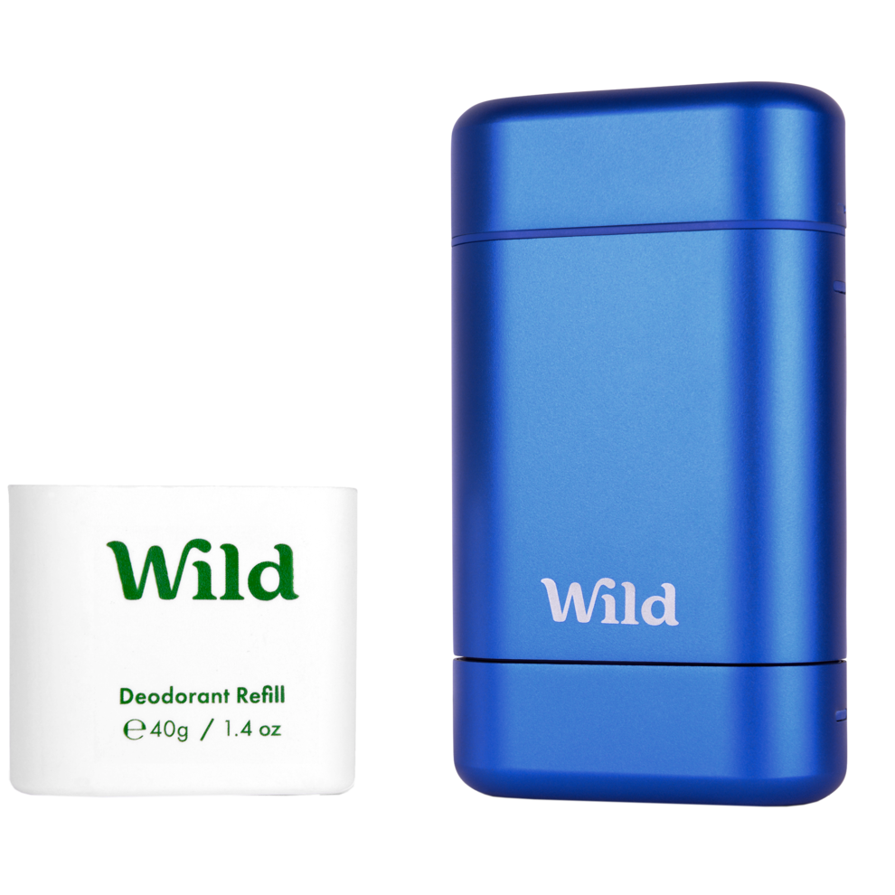 Deo Starter Pack Blue Case and Mint & Aloe Vera - Wild - 43gr