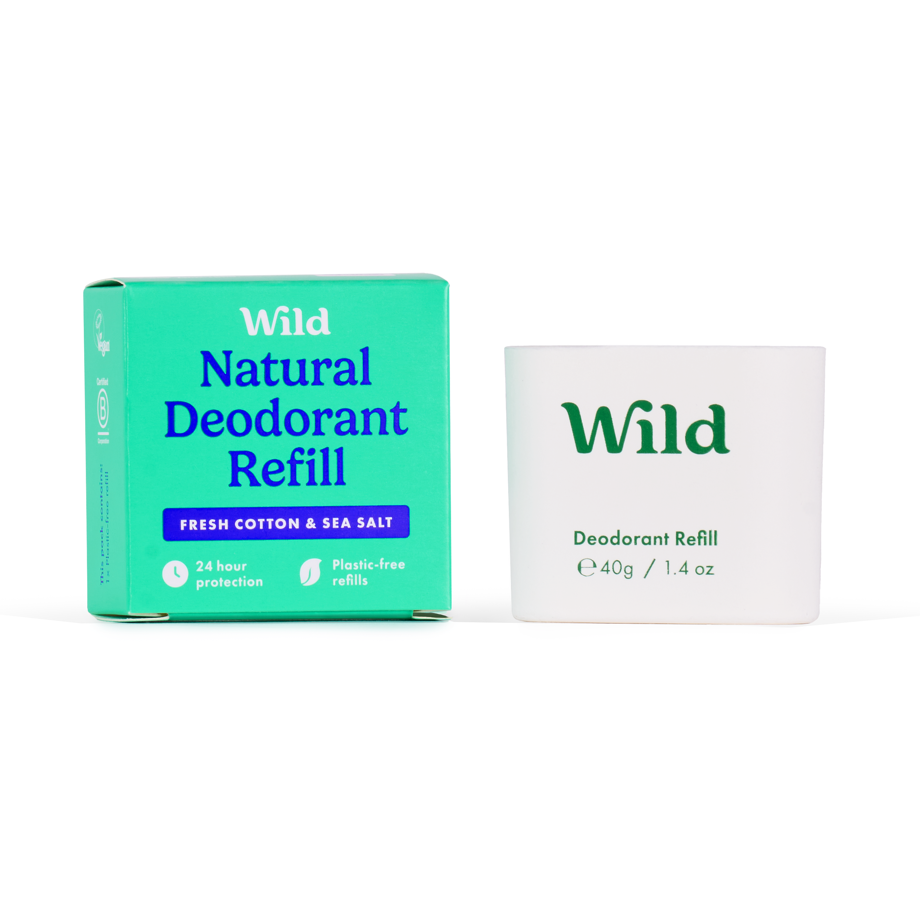 Fresh Cotton & Sea Salt Deo Refill - Wild