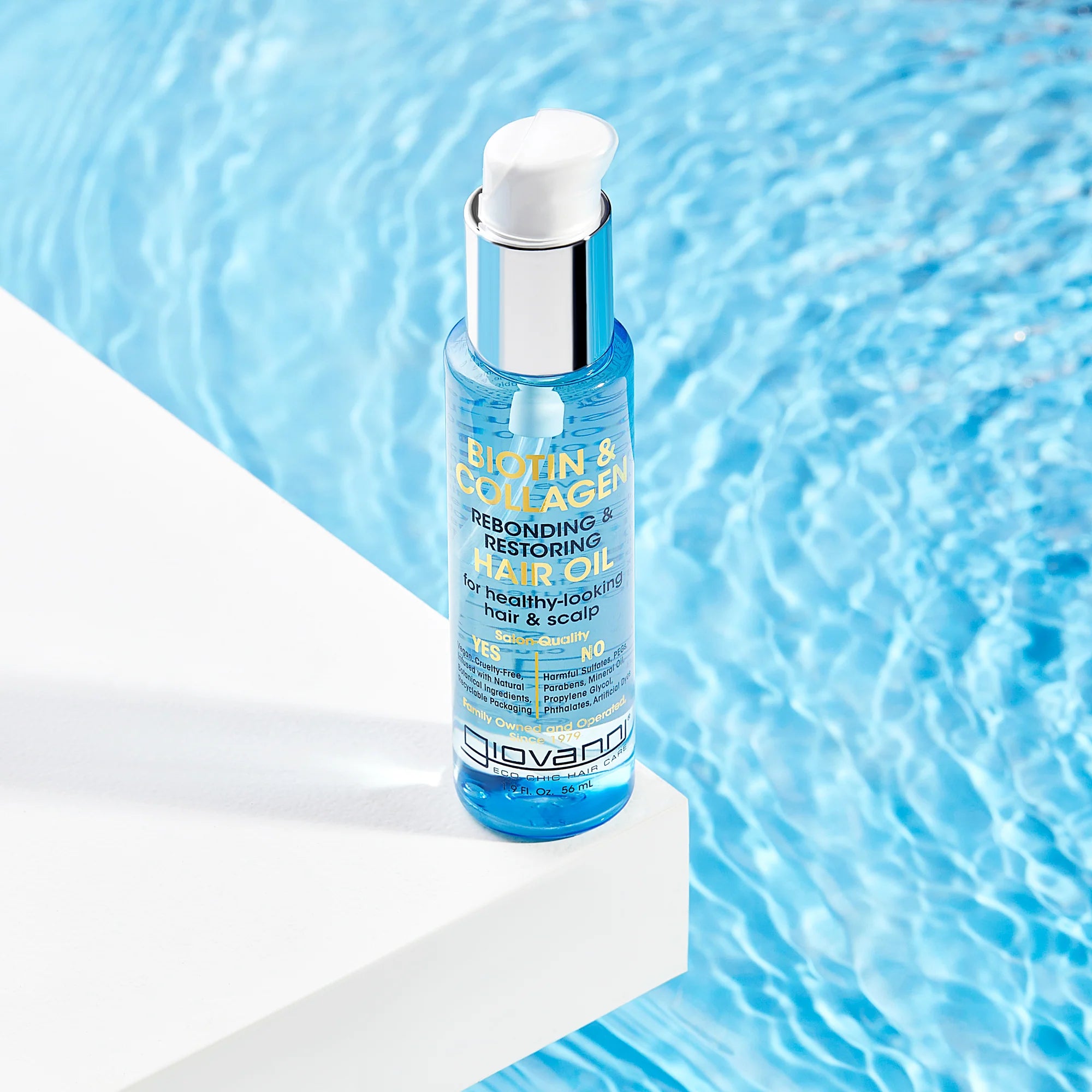 Giovanni Cosmetics - Biotin & Collagen rebondig & Restoring hair oil -  56ml