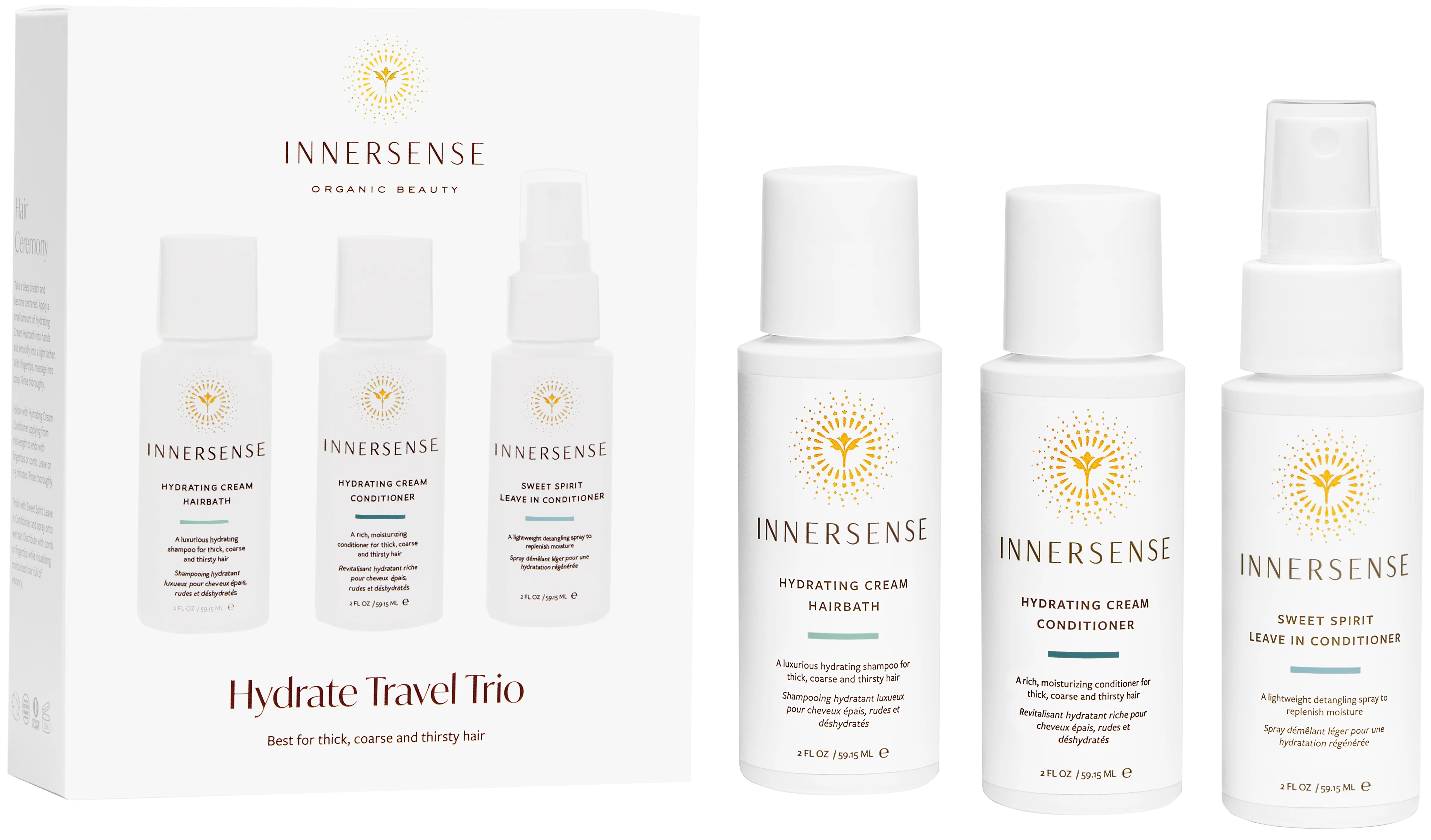 Innersense - Hydrate Travel Trio