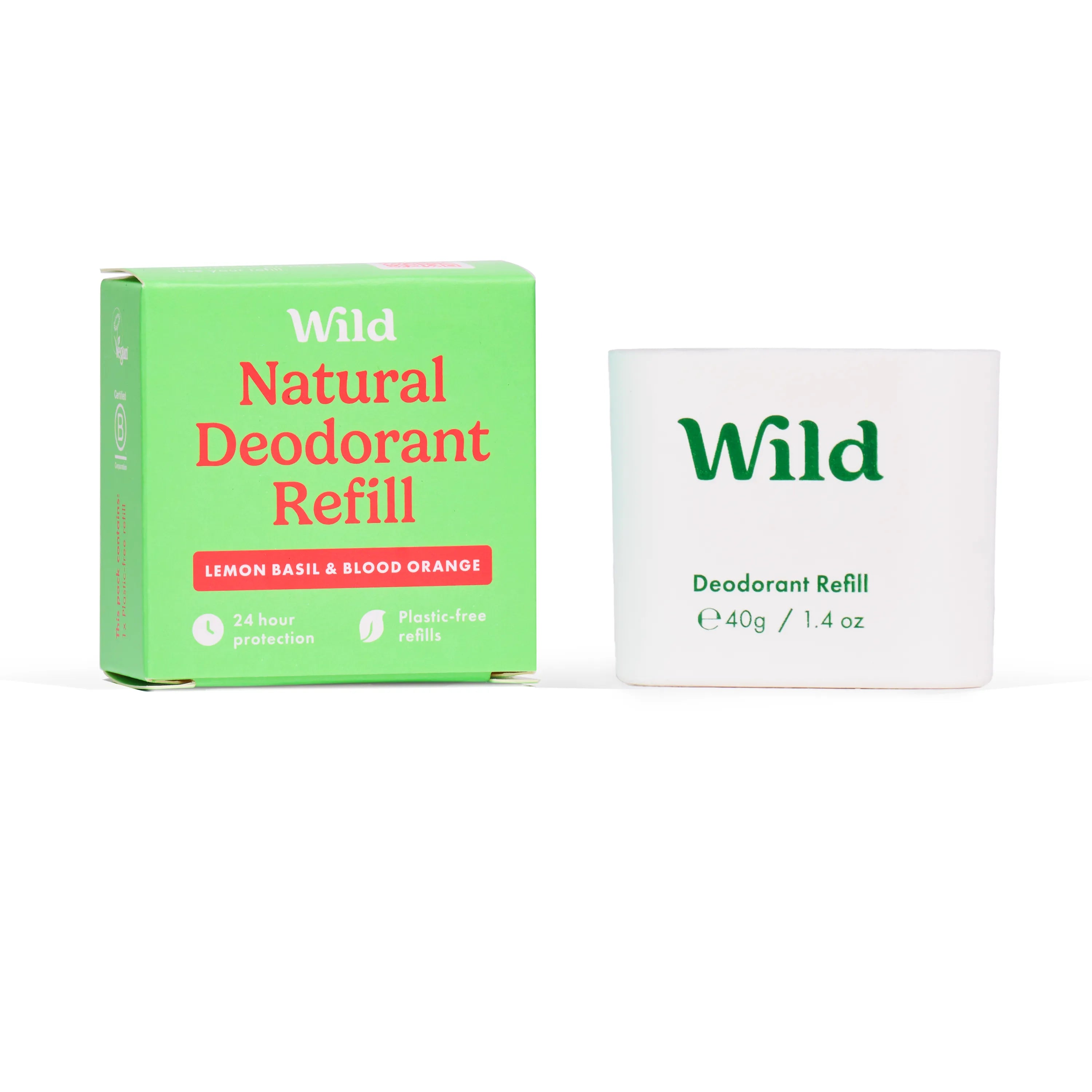 Lemon, Basil & Blood Orange Deo Refill - Wild