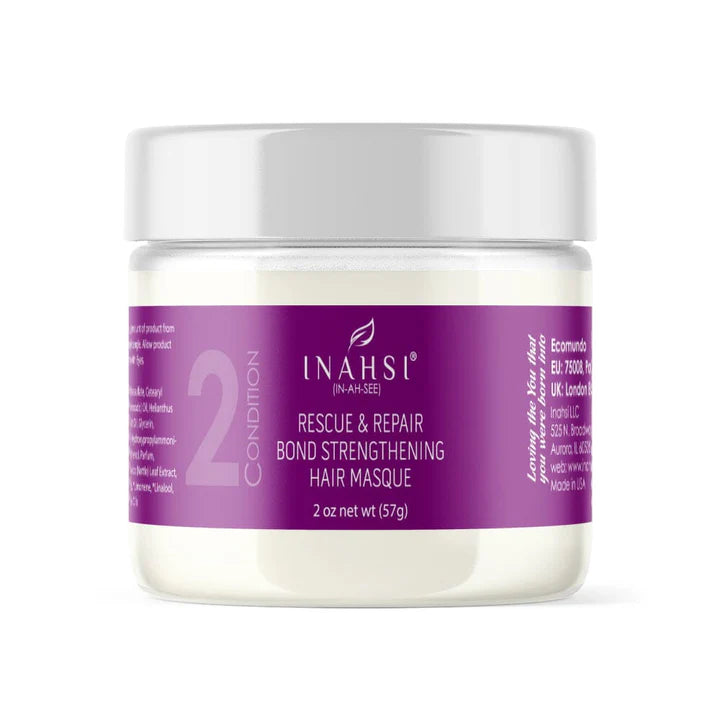 Inahsi Rescue & Repair Bond Strengthening Hair Masque - Travel Size, 59ml