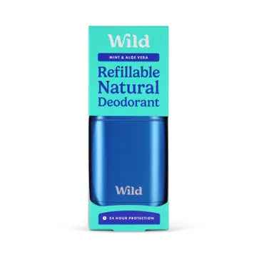 Deo Starter Pack Blue Case and Mint & Aloe Vera - Wild - 43gr