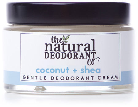 The Natural Deo Co - Gentle Deodorantcrème Coconut + Shea (Unscented) 55g