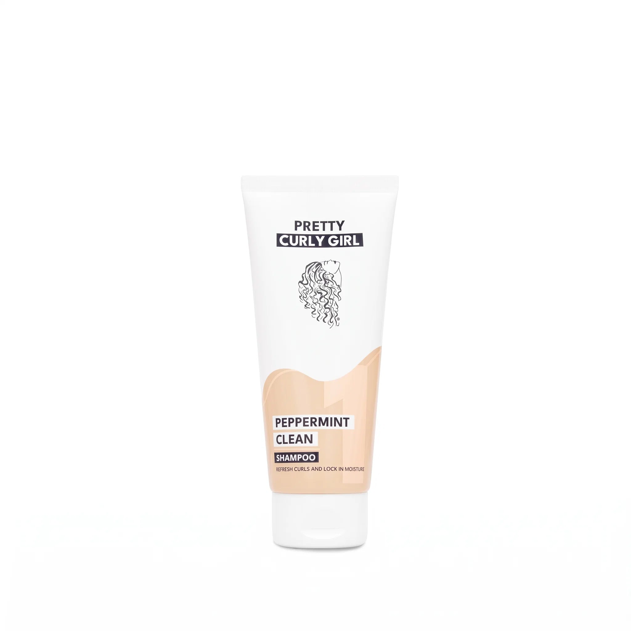 Pretty Curly Girl Peppermint Clean Shampoo Travel Size, 100ml