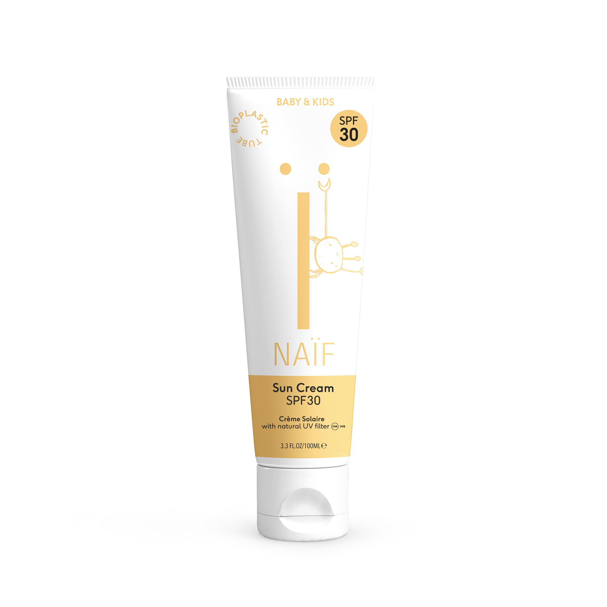 Crème solaire bébé&amp;enfant SPF30 - Naïf